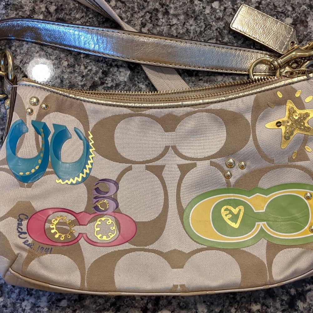 Coach khaki crossbody